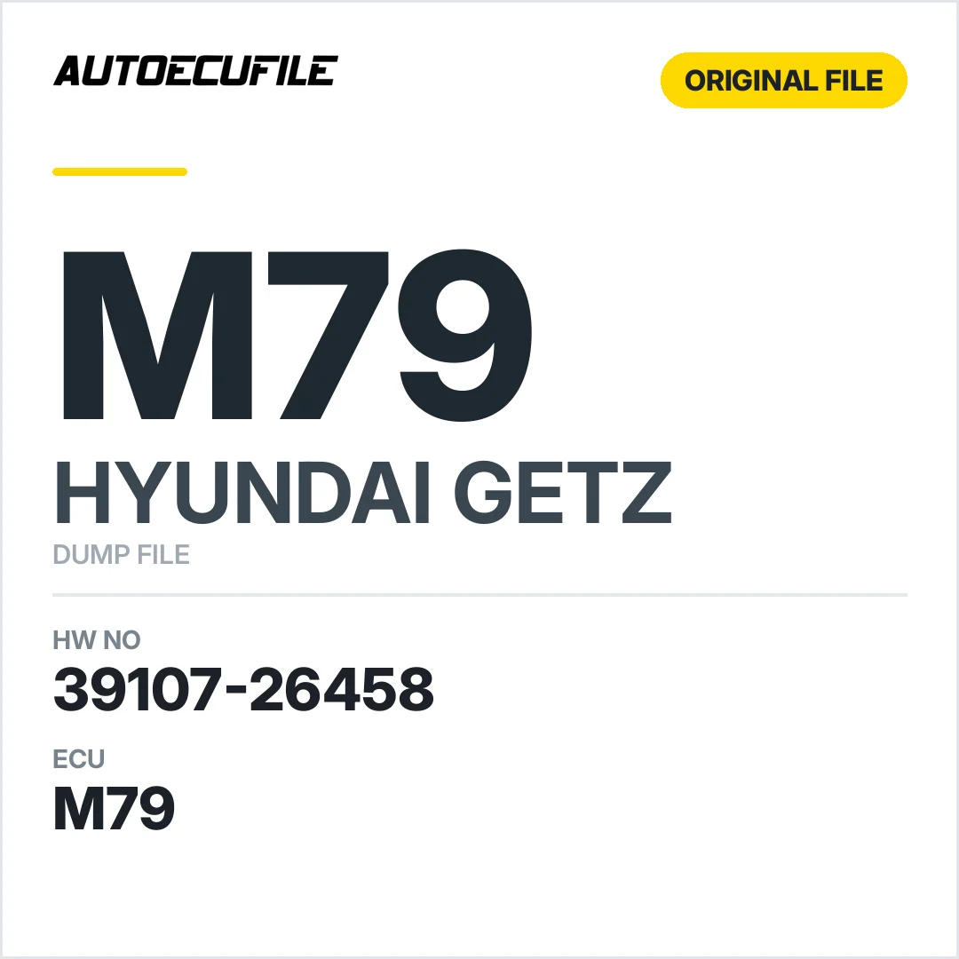 HYUNDAI GETZ M79 39107-26458 9030936916F DUMP