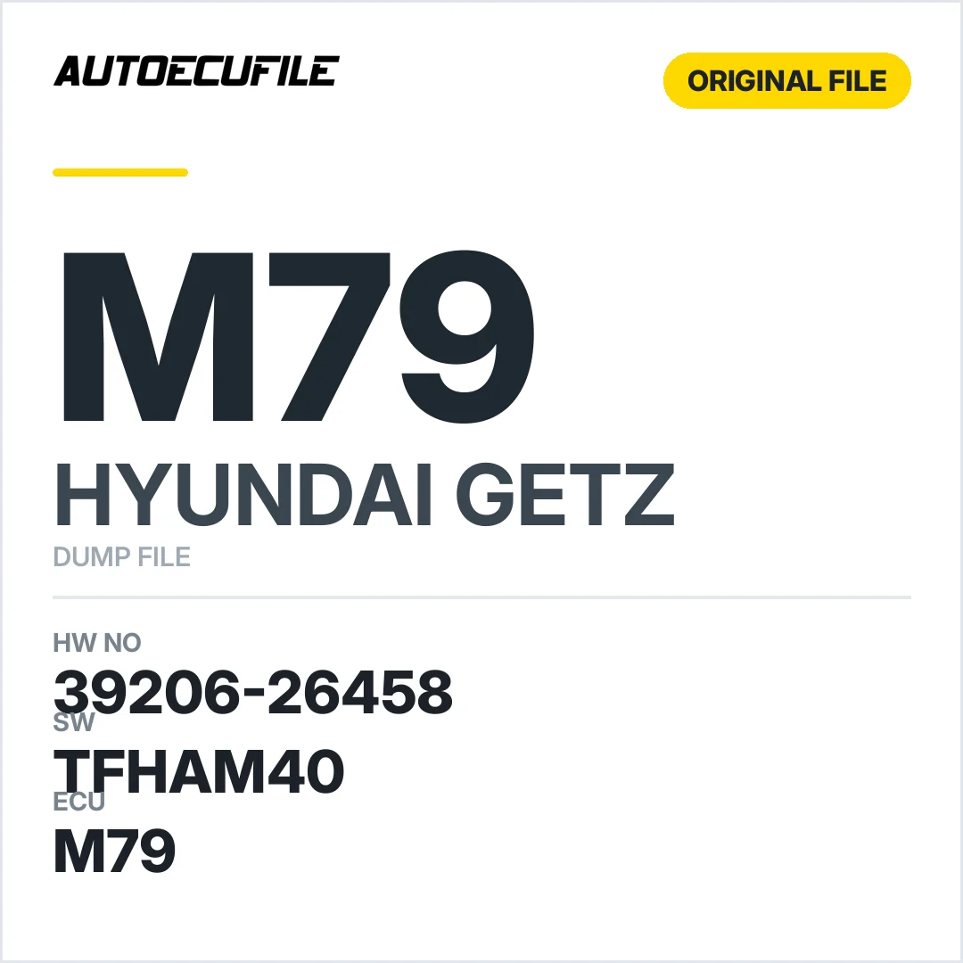 HYUNDAI GETZ M79 39206-26458 TFHAM40 DUMP