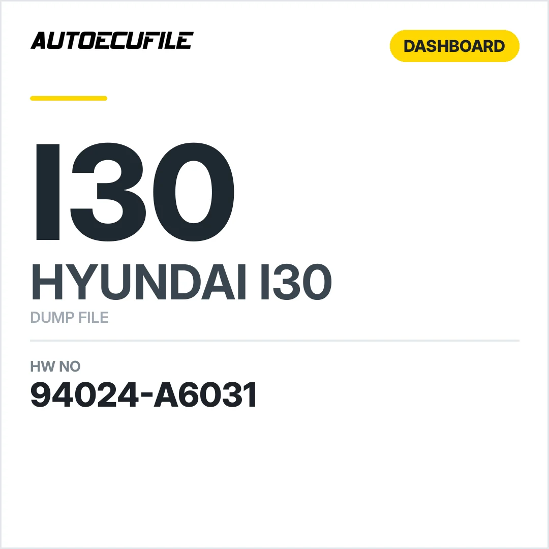HYUNDAI I30 DASHBOARD 94024-A6031 DUMP