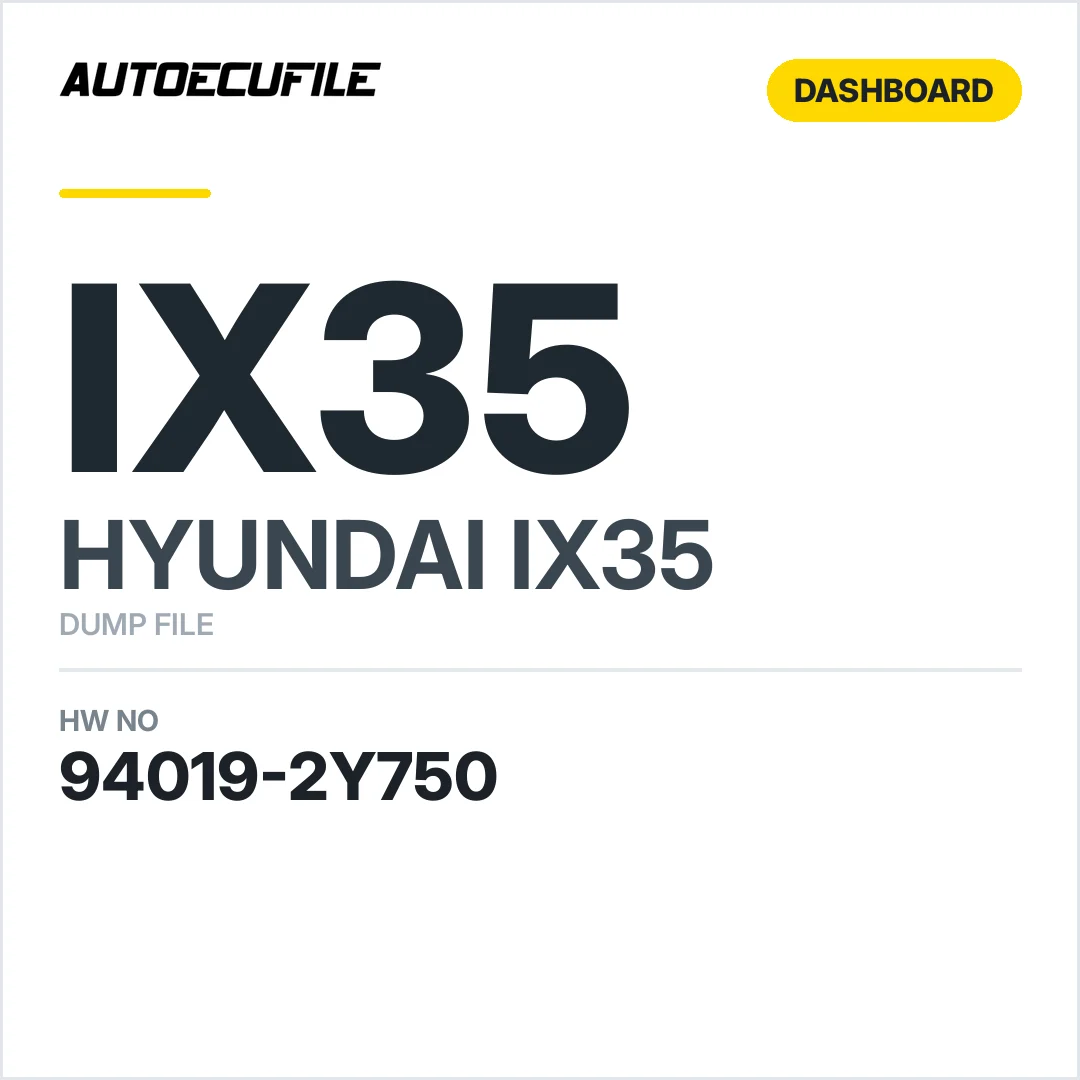 HYUNDAI IX35 DASHBORAD 94019-2Y750 DUMP