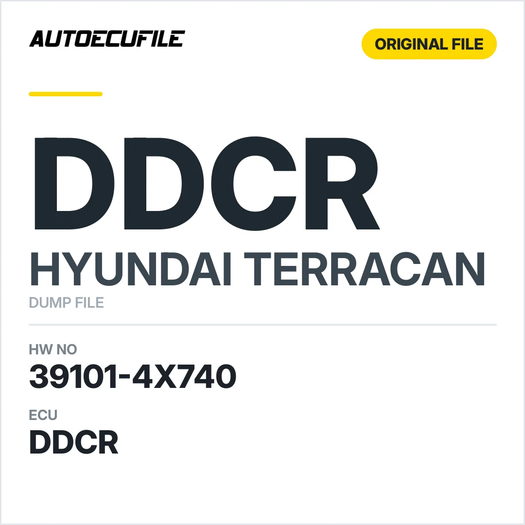 HYUNDAI TERRACAN DDCR 39101-4X740 DUMP