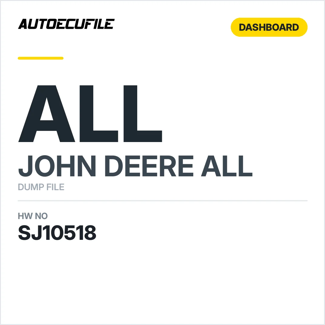 JOHN DEERE DASHBOARD SJ10518 DUMP