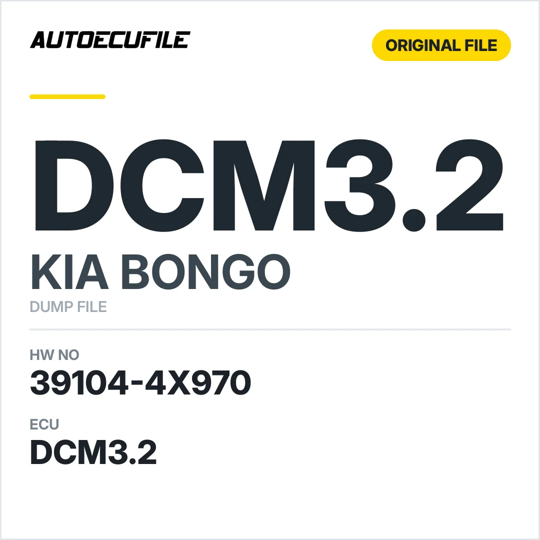 KIA BONGO DCM3.2 39104-4X970 DUMP