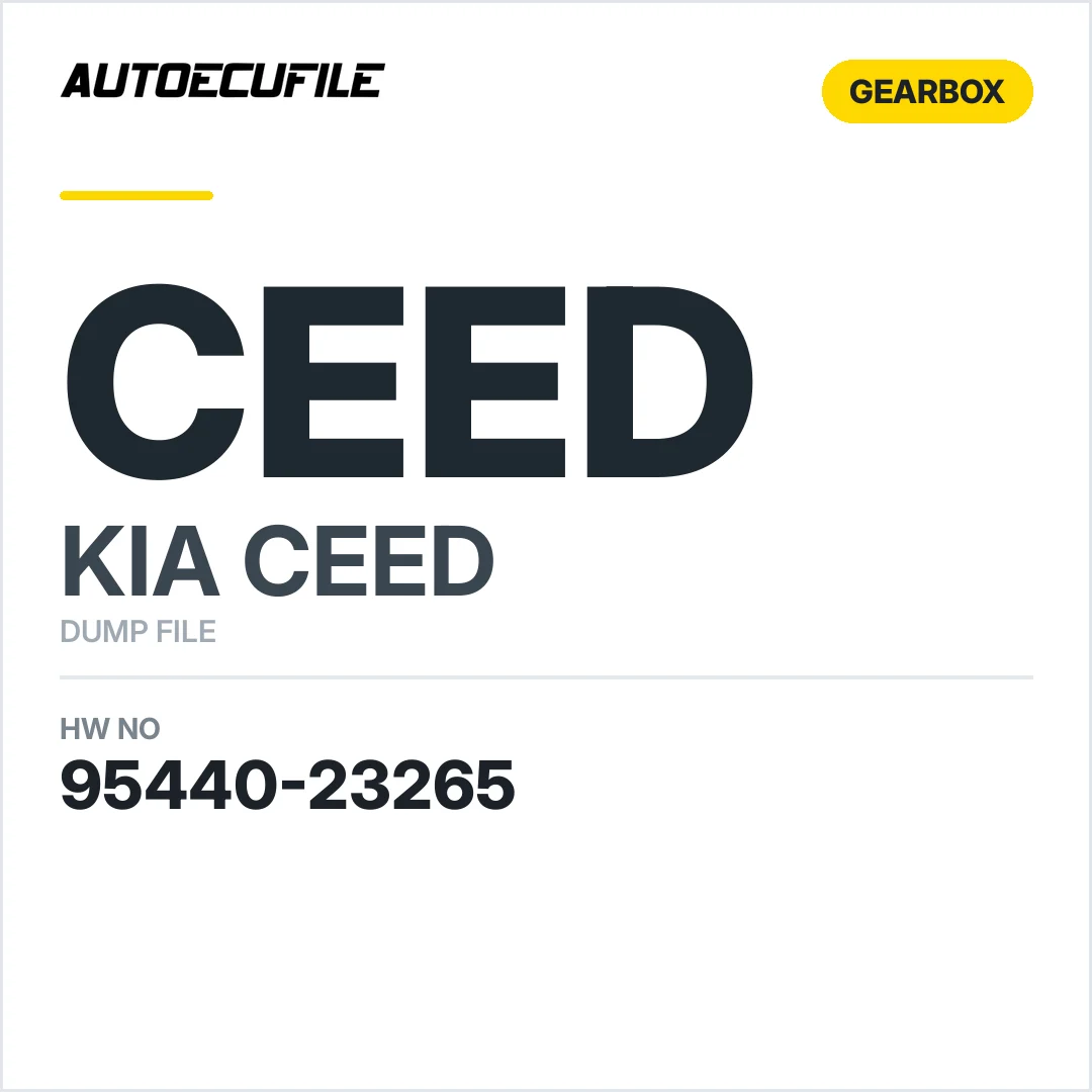 KIA CEED GEARBOX 95440-23265 DUMP