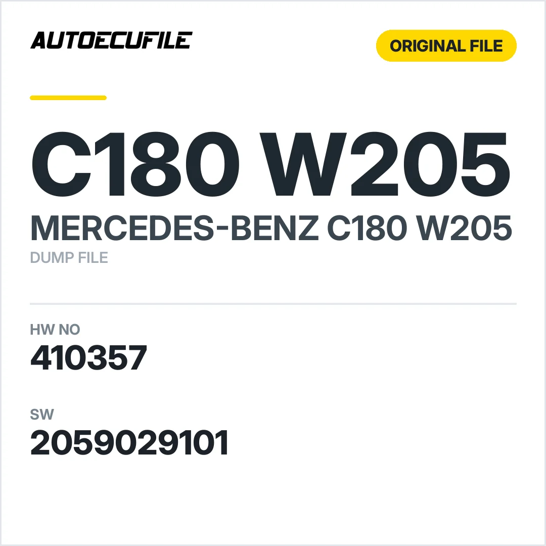 MERCEDES C180 W205 SCCM MRM 410357 2059029101 DUMP