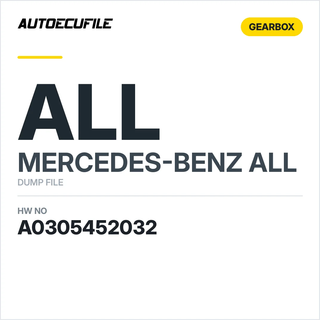 MERCEDES GEARBOX A0305452032 5WP2 000AR   DUMP