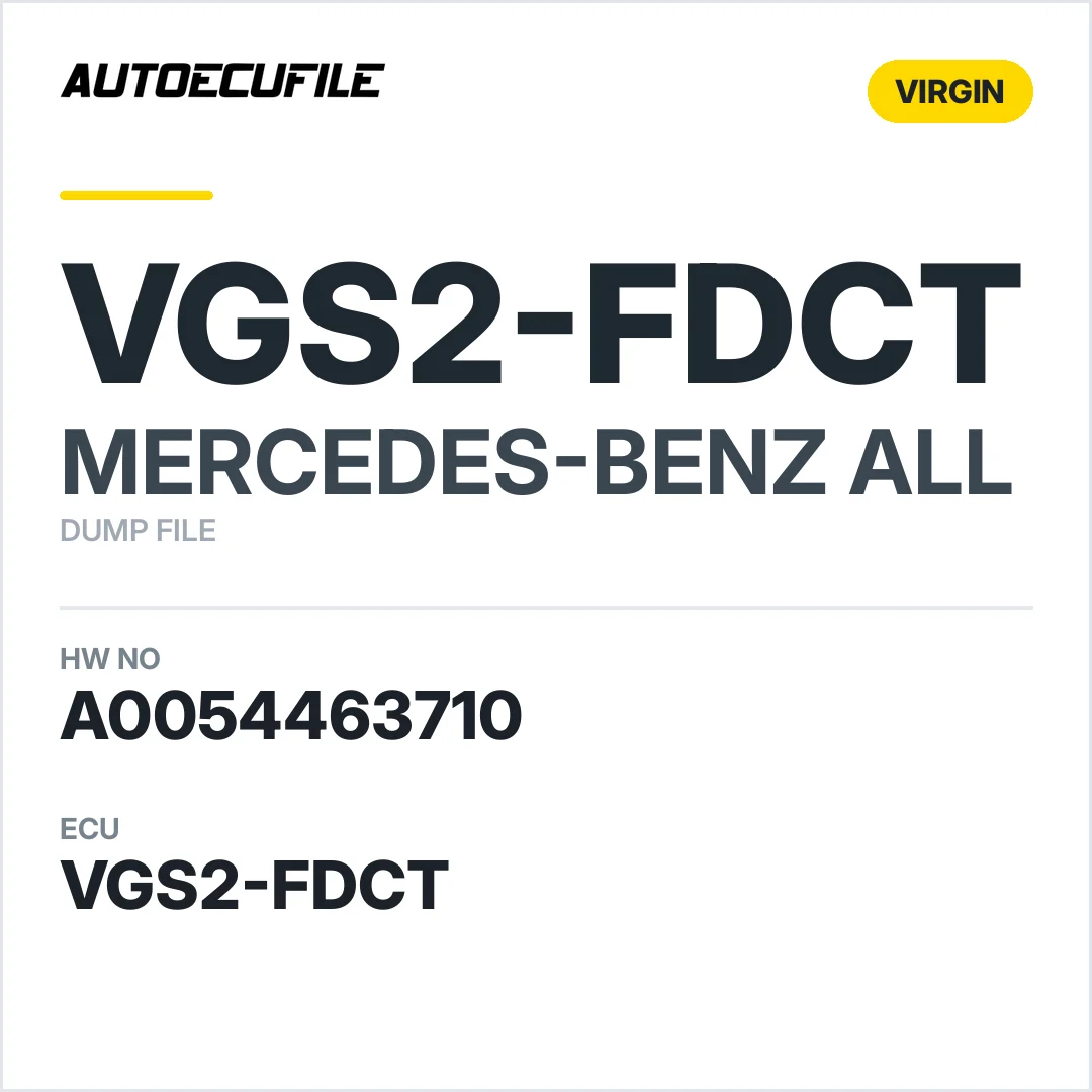 MERCEDES GEARBOX VGS2-FDCT A0054463710 VIRGIN DUMP