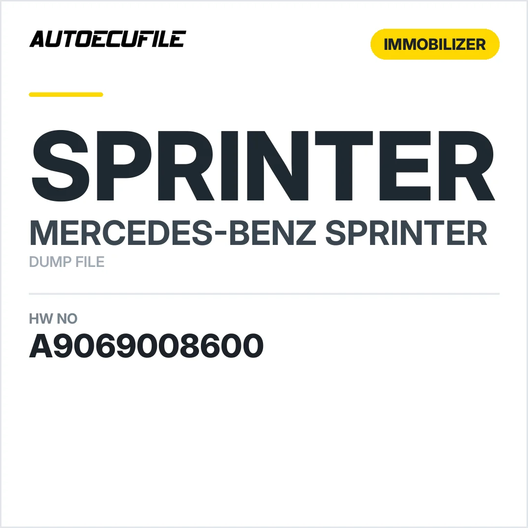 MERCEDES SPRINTER EZS A9069008600 DUMP