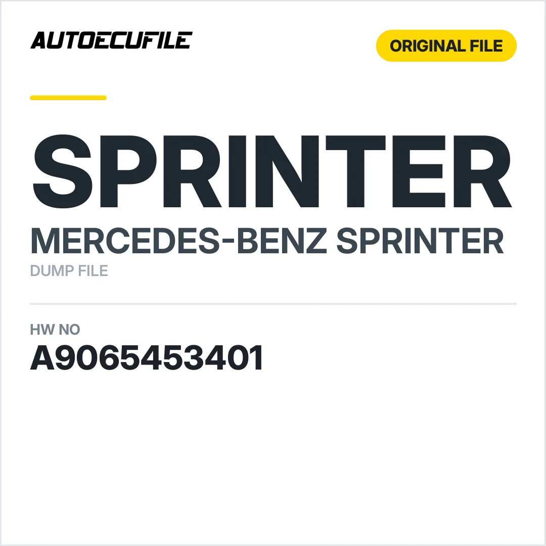 MERCEDES SPRINTER SAM A9065453401 DUMP