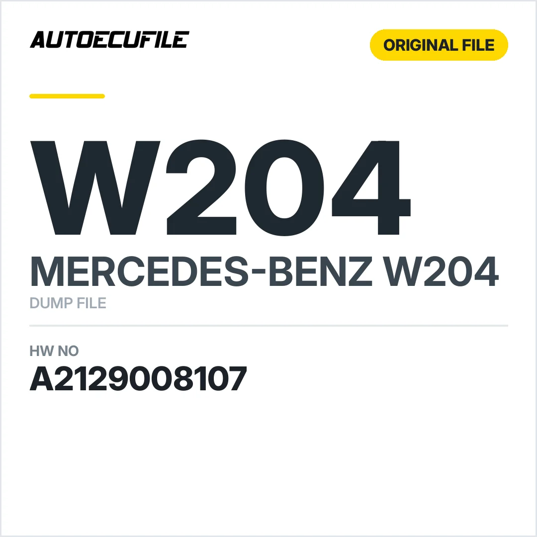 MERCEDES W204 FRONT SAM A2129008107  DUMP