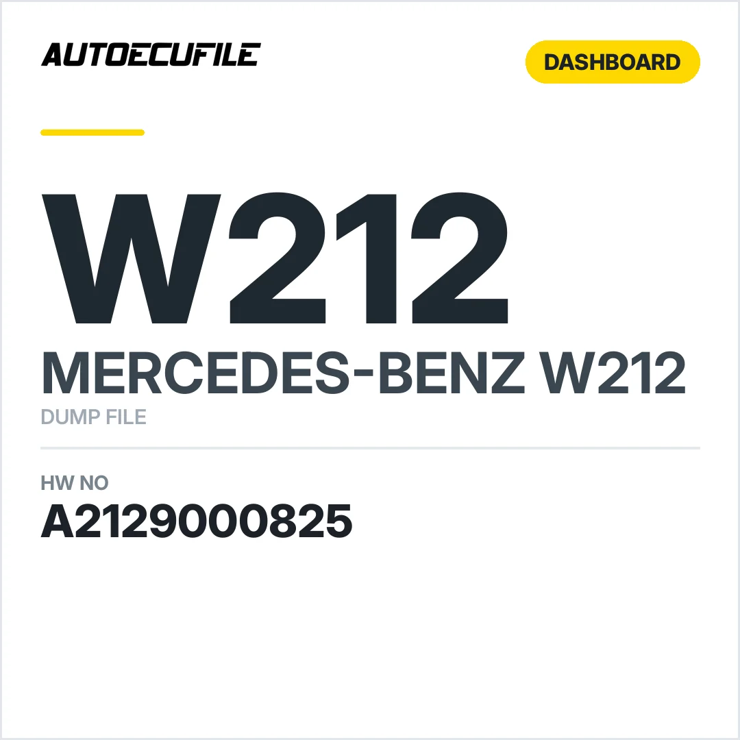 MERCEDES W212 DASHBOARD A2129000825 DUMP
