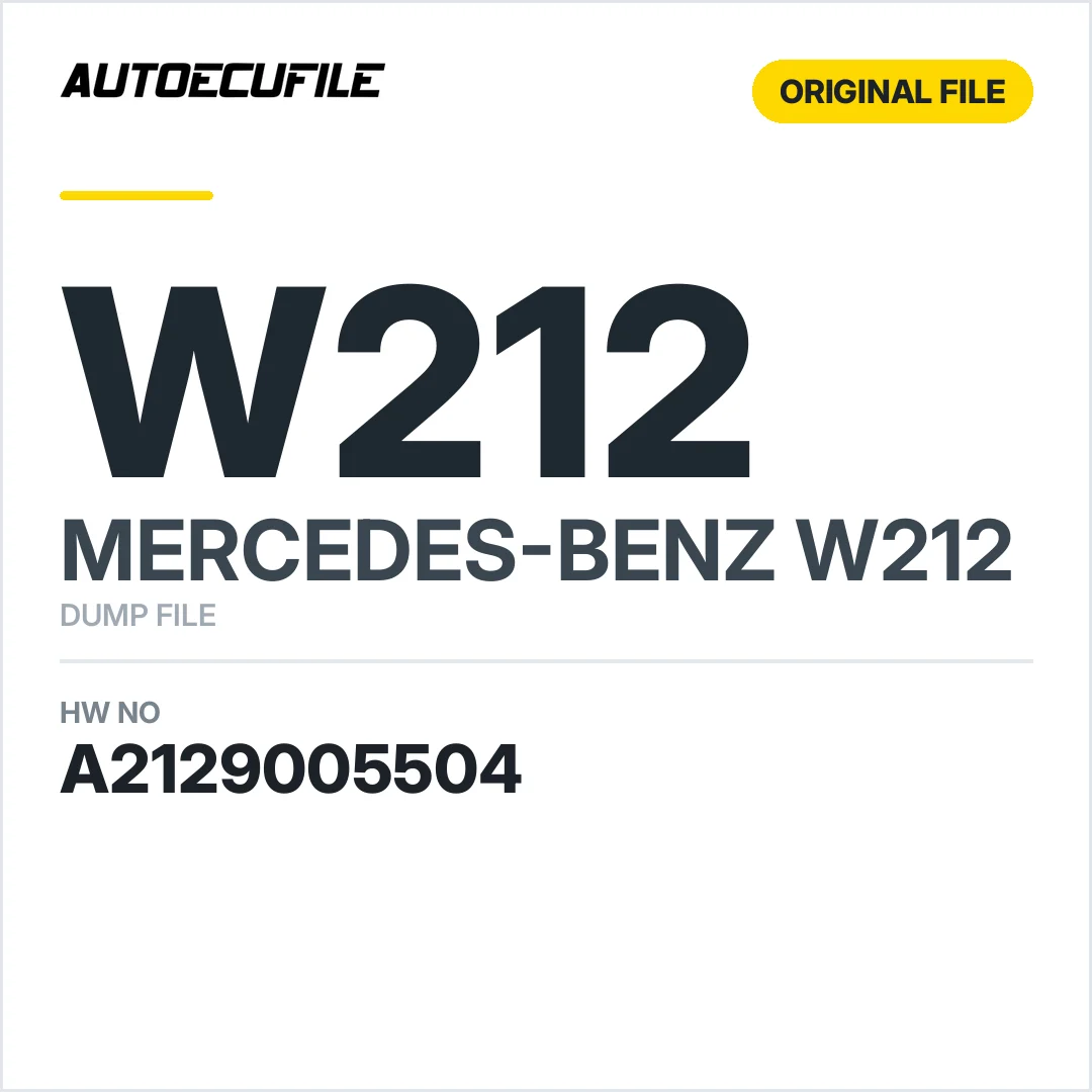MERCEDES W212 FRONT SAM A2129005504  DUMP
