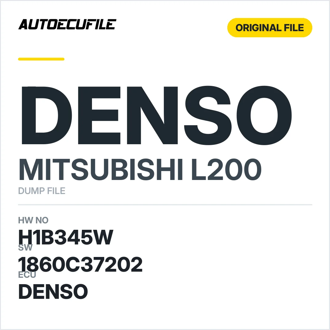 MITSUBISHI L200 DENSO H1B345W 1860C37202 DUMP