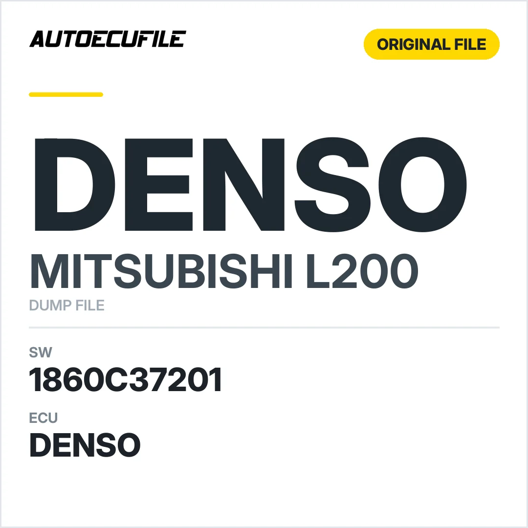 MITSUBISHI L200 DENSO 1860C372 1860C37201 DUMP