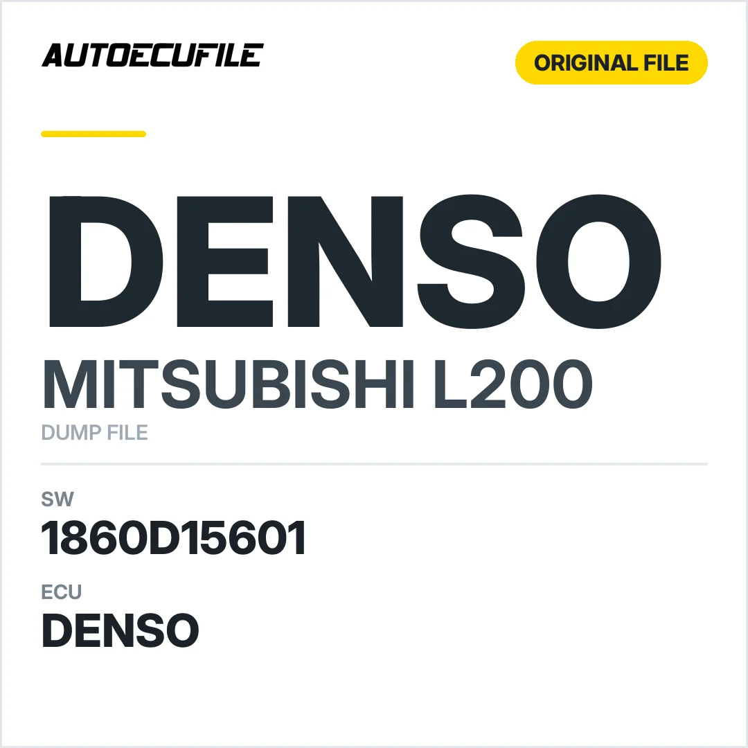 MITSUBISHI L200 DENSO 1860D15601 DUMP