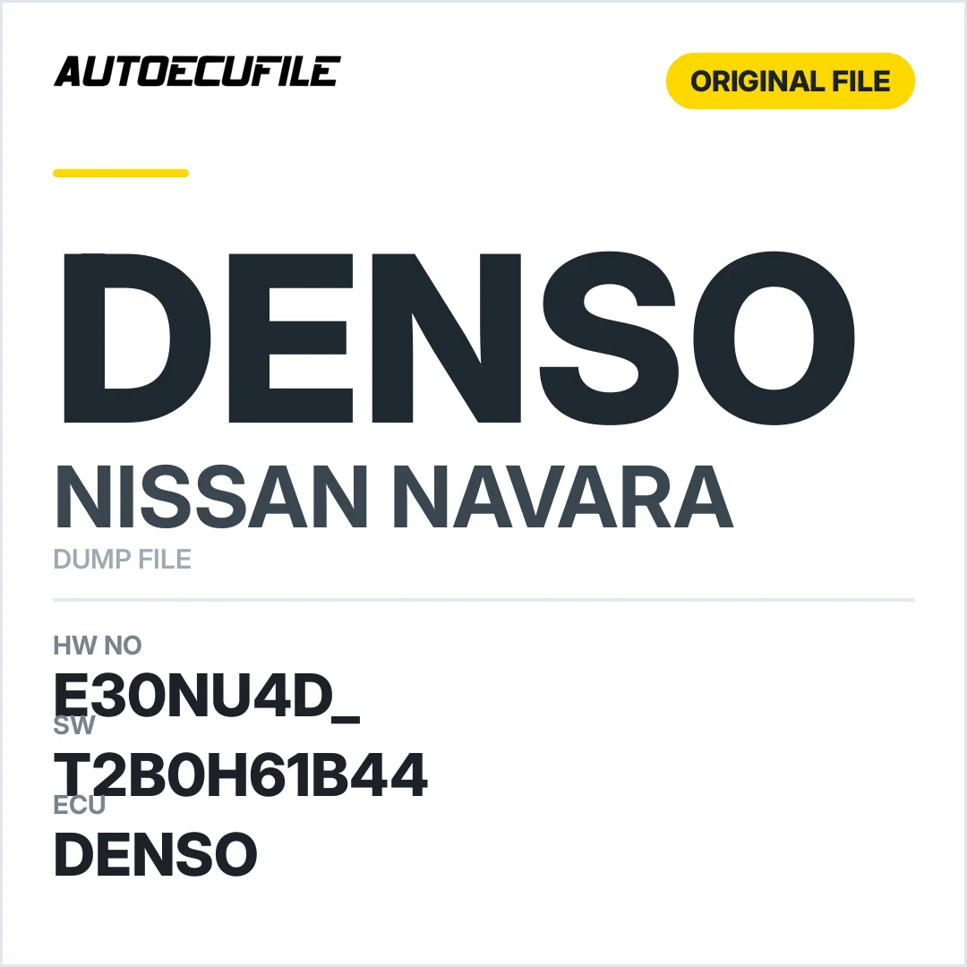 NISSAN NAVARA DENSO E30NU4D  T2B0H61B44 DUMP