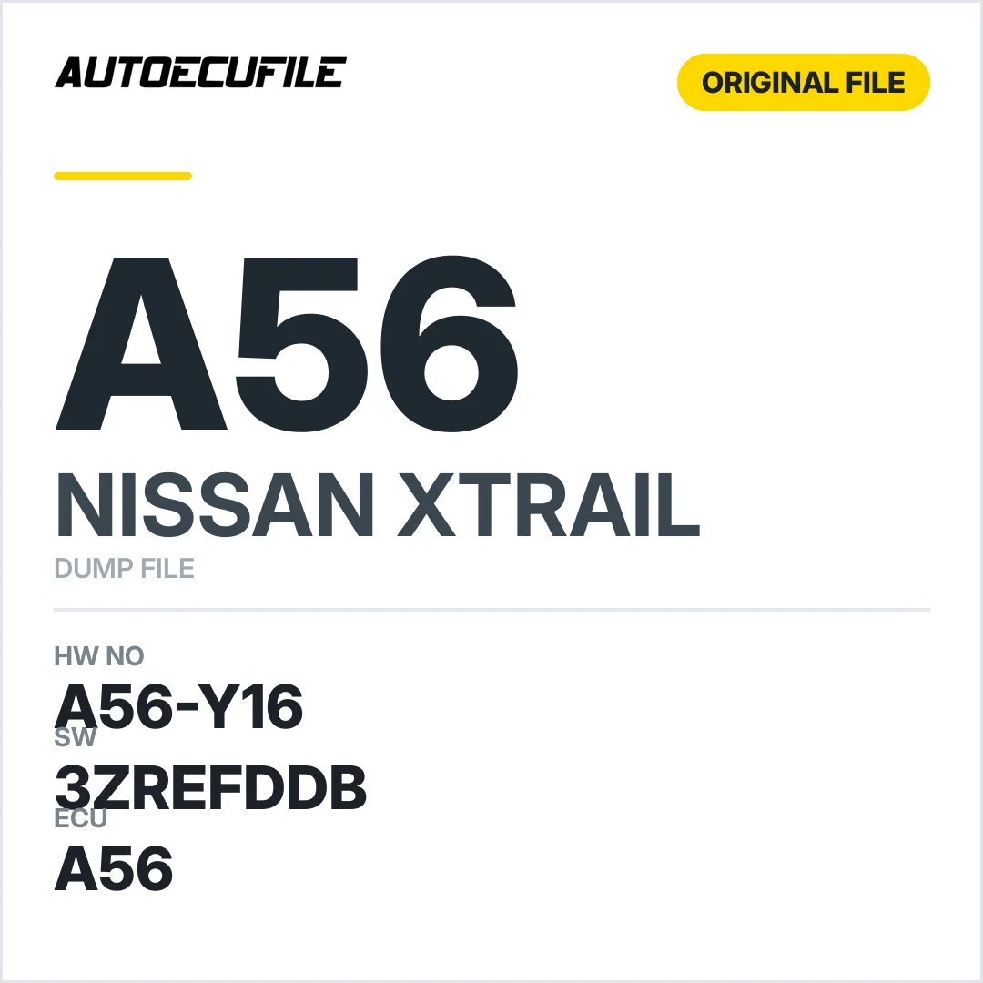 NISSAN XTRAIL A56-Y16  3ZREFDDB  DUMP