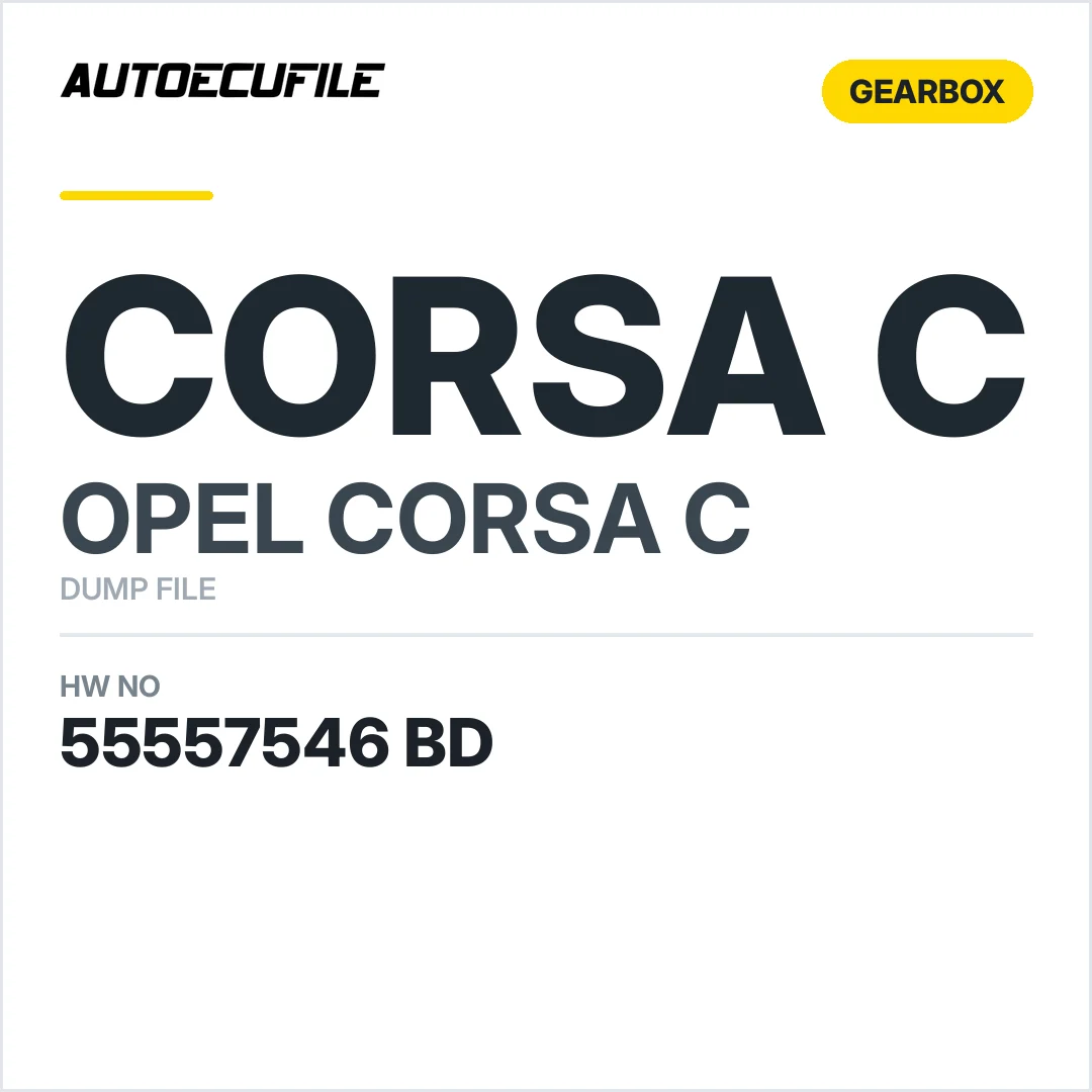 OPEL CORSA C GEARBOX MTA 55557546 BD DUMP