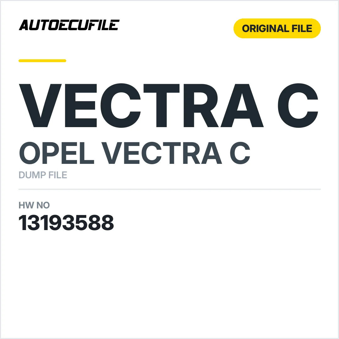 OPEL VECTRA C BCM 13193588 DUMP