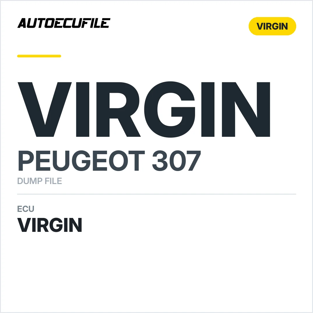 PEUGEOT 307 VALEO BSI J03 VIRGIN DUMP