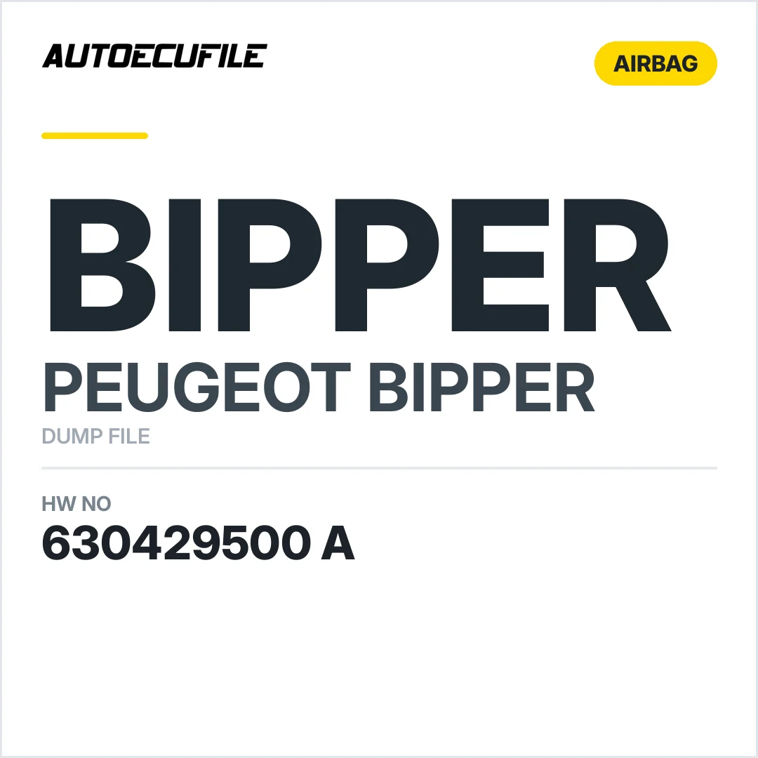 PEUGEOT BIPPER AIR 630429500 A DUMP