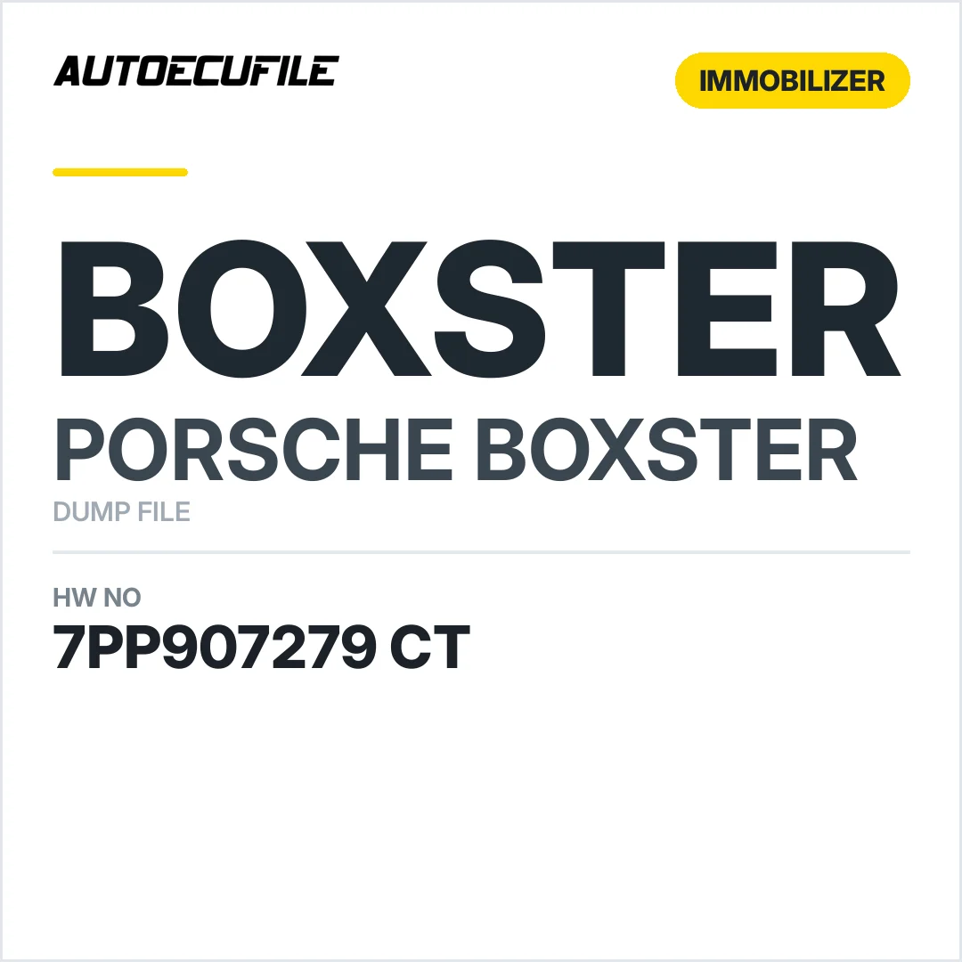 PORSCHE BOXSTER REAR BCM 7PP907279 CT DUMP