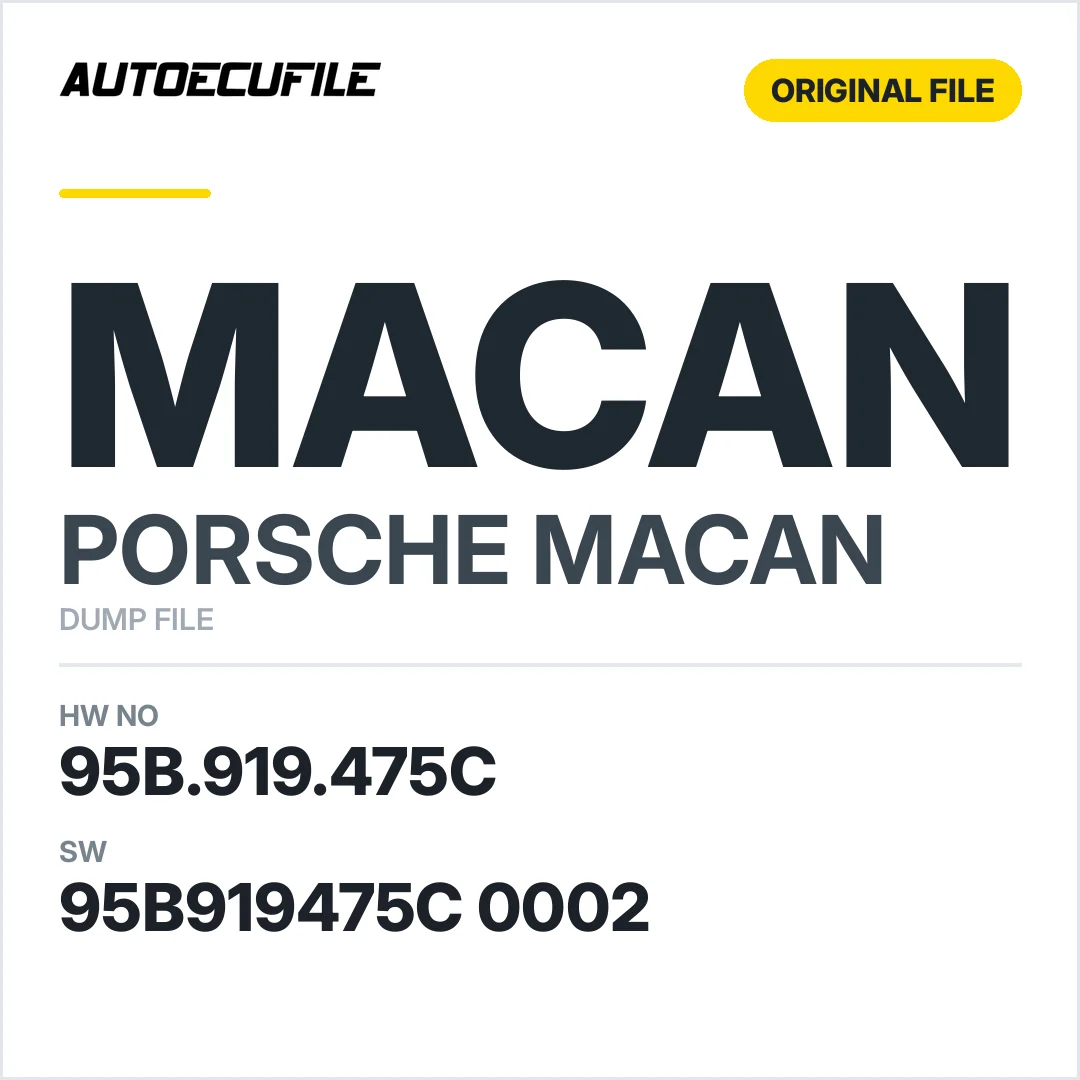 PORSCHE MACAN PDC MODULE 95B.919.475C 95B919475C 0002 DUMP