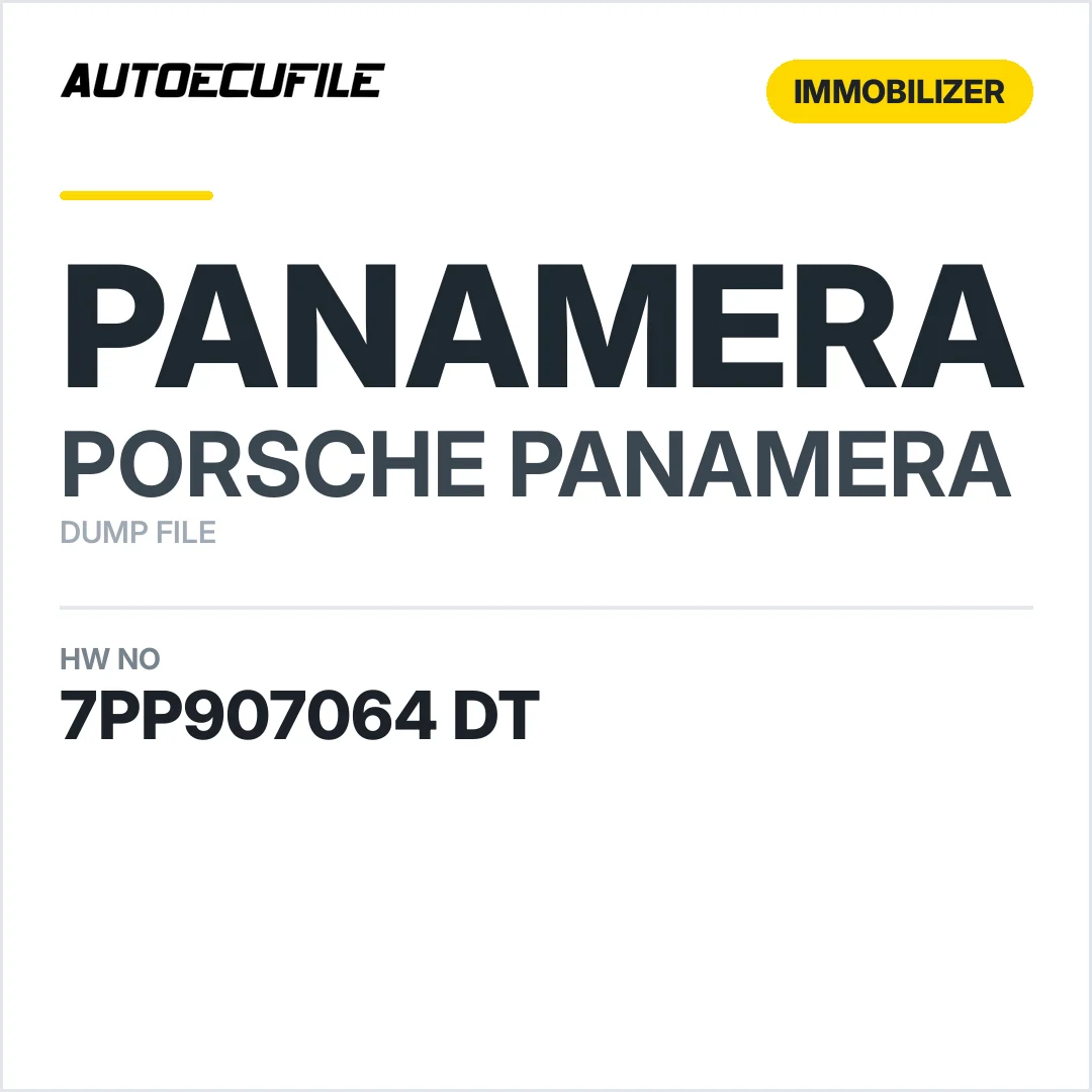 PORSCHE PANAMERA FRONT BCM 7PP907064 DT DUMP