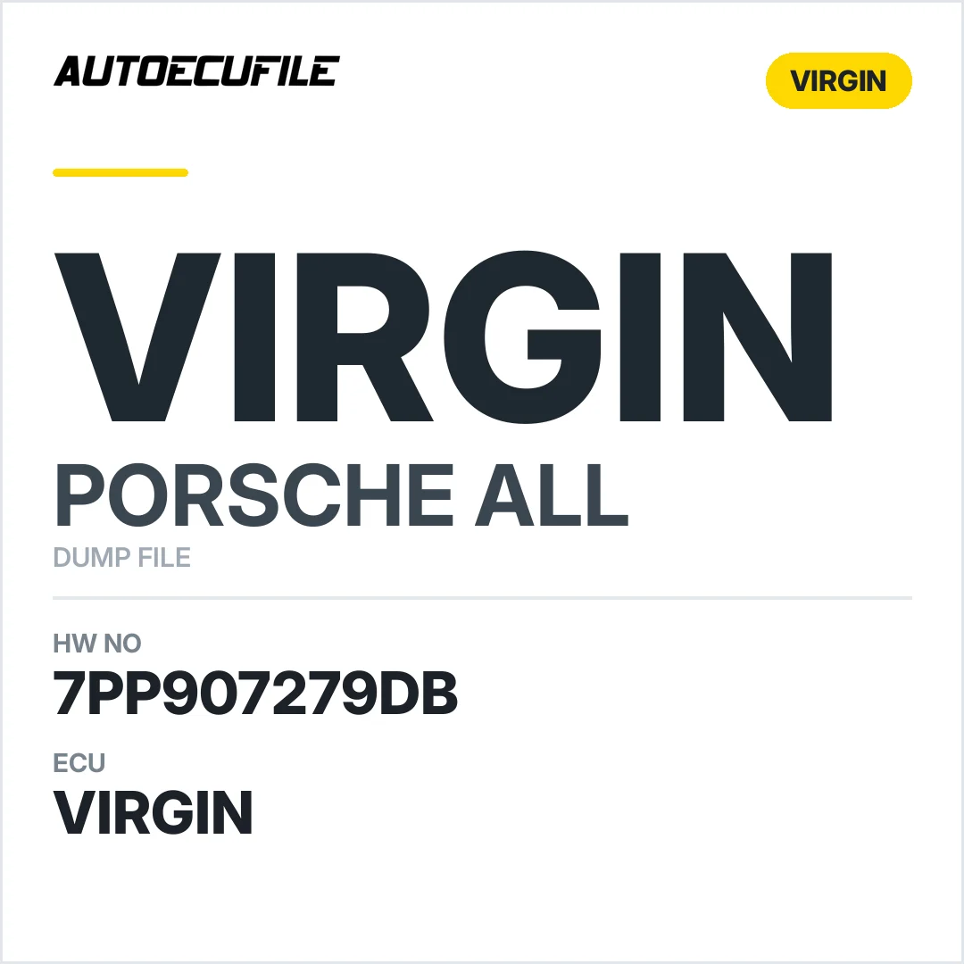 PORSCHE REAR BCM 7PP907279DB VIRGIN DUMP