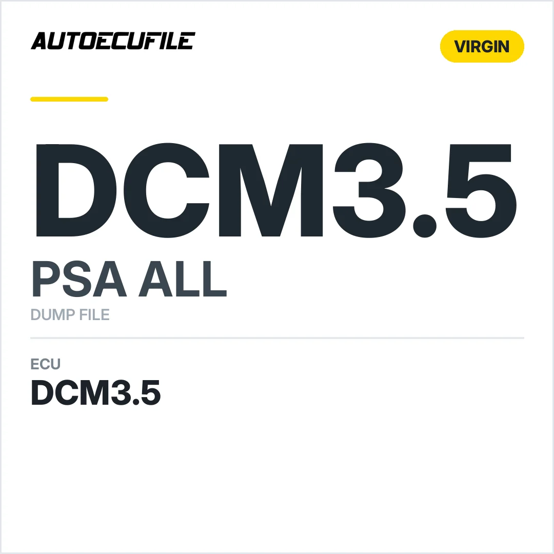 PSA DCM3.5 VIRGIN DUMP
