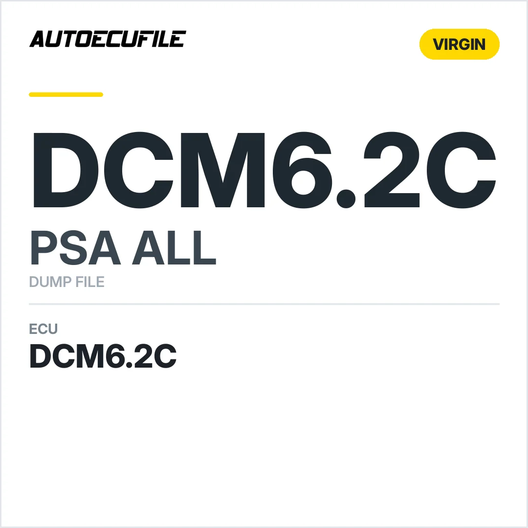 PSA DCM6.2C VIRGIN DUMP