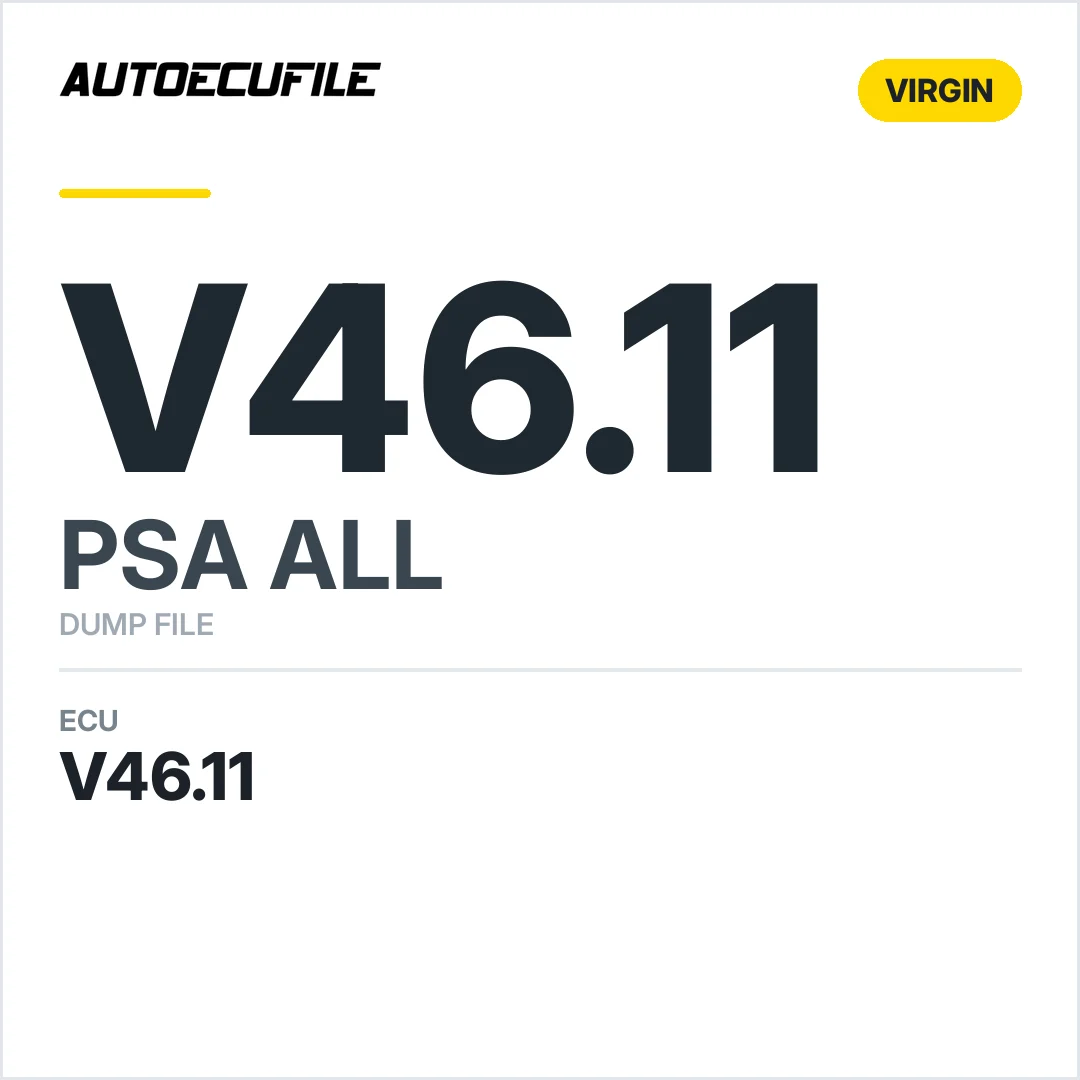 PSA VALEO V46.11 VIRGIN DUMP