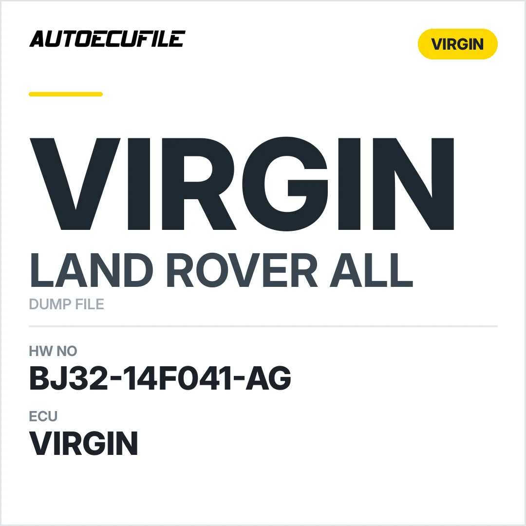 RANGE ROVER BCM BJ32-14F041-AG VIRGIN DUMP