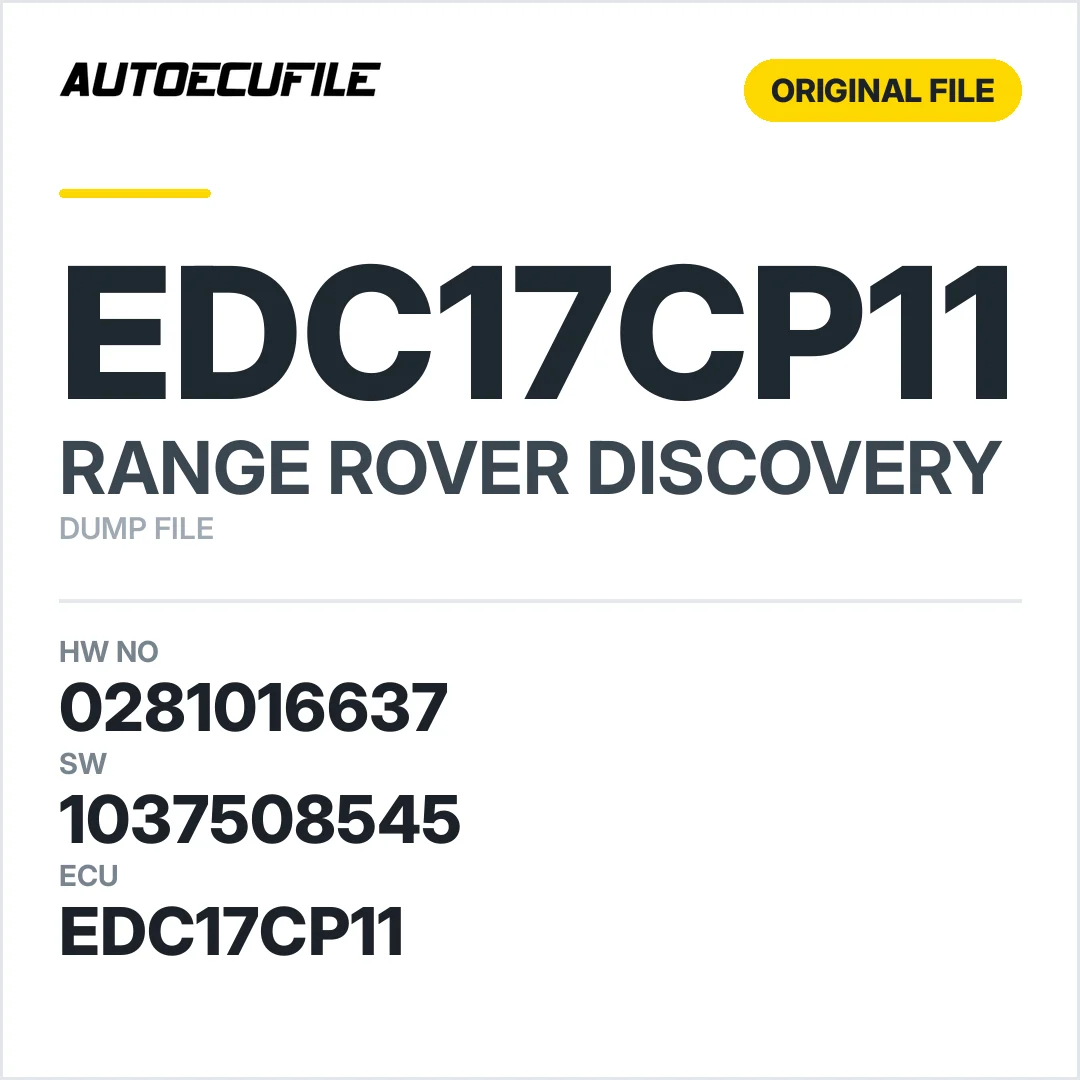 RANGE ROVER EDC17CP11 0281016637 BH42-14C204-NTD BH42-12K532-NTL 1037508545  1037527223 DUMP