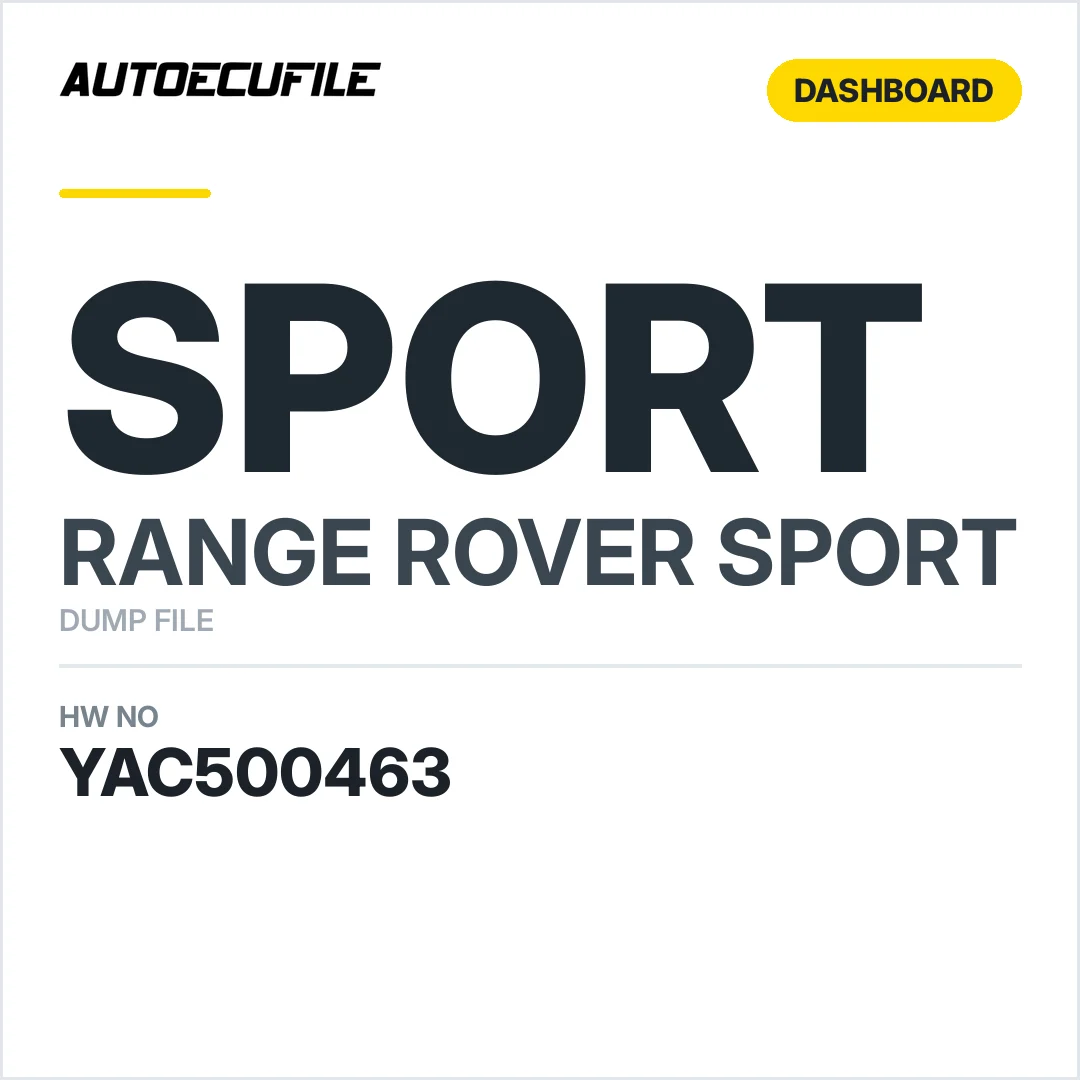 RANGEROVER SPORT DASHBOARD YAC500463  DUMP