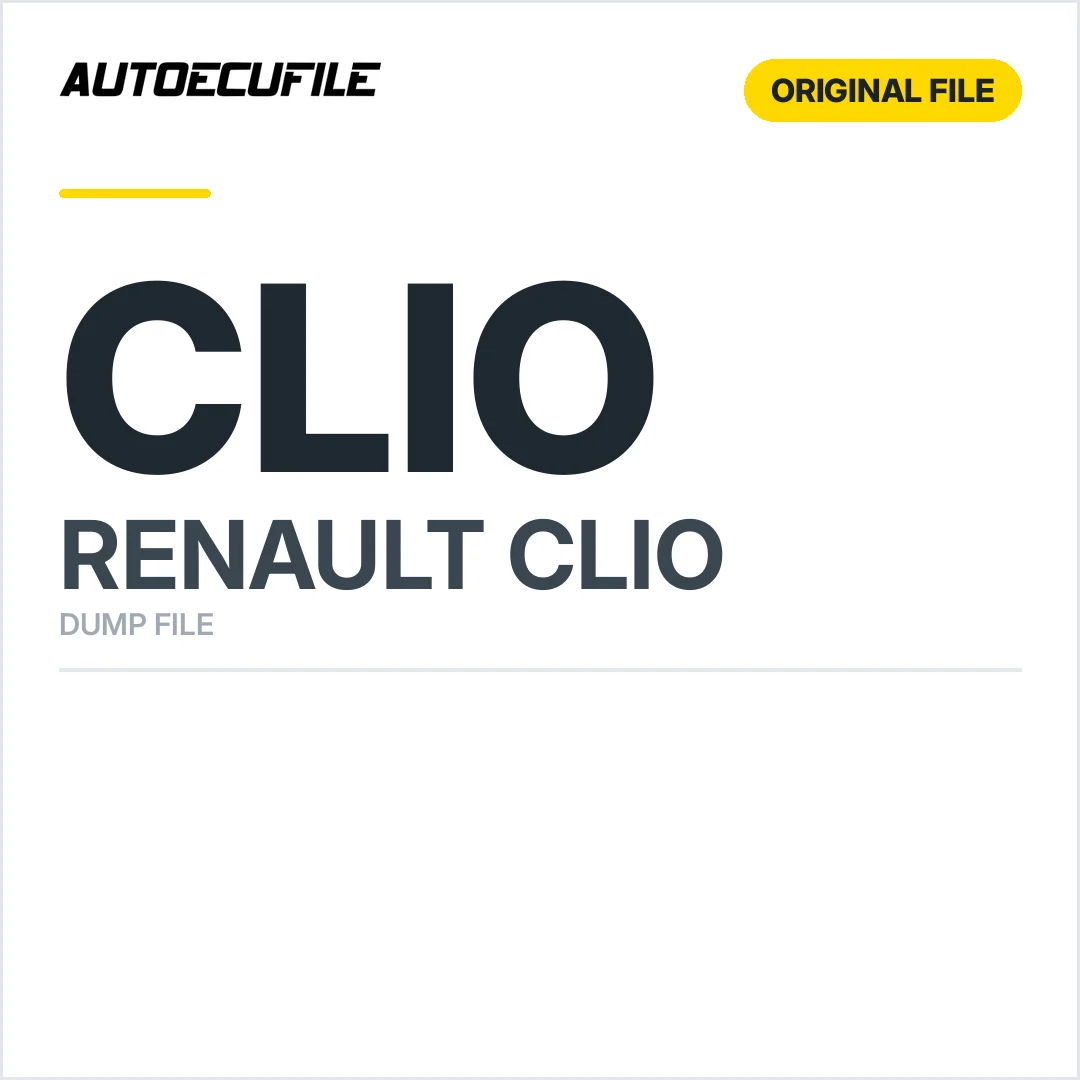 RENAULT CLIO SYMBOL  CONTINENTAL SIM32 TEAM DUMP
