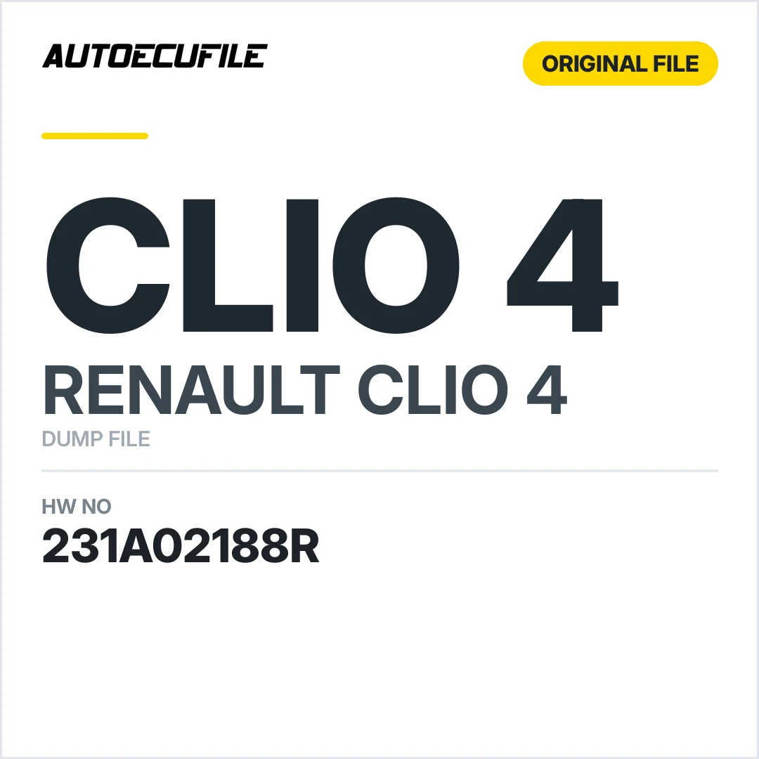 RENAULT CLIO EMM MODULE 231A02188R L3 DUMP