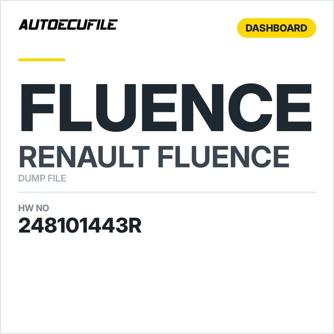 RENAULT FLUENCE DASHBOARD 248101443R DUMP