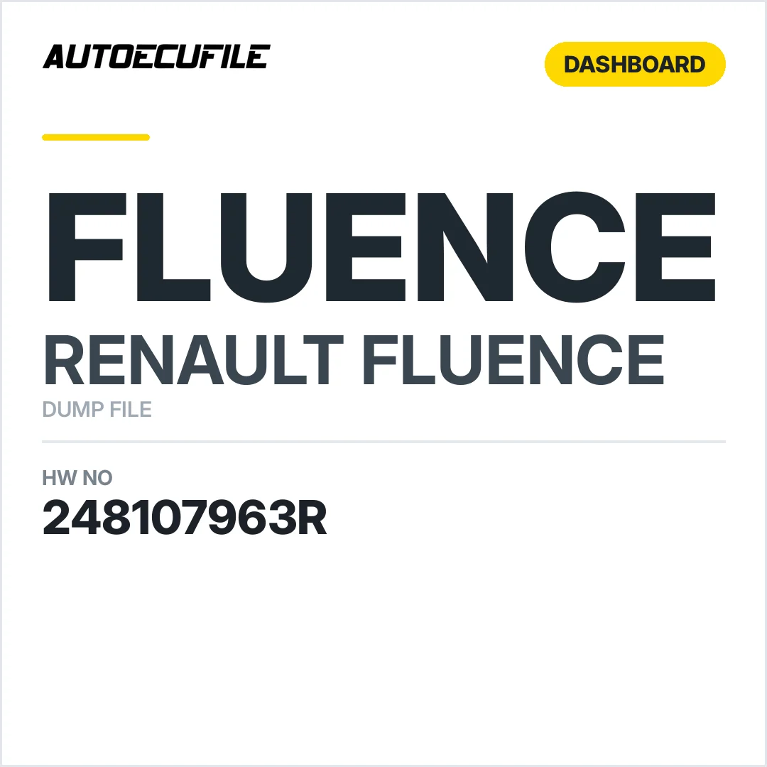 RENAULT FLUENCE DASHBOARD 248107963R 250468301R DUMP