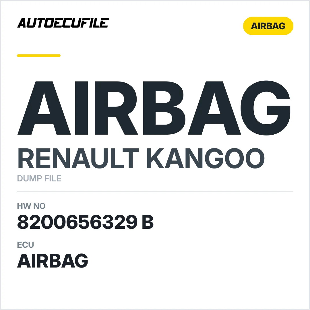 RENAULT KANGOO AIRBAG 8200656329 B DUMP