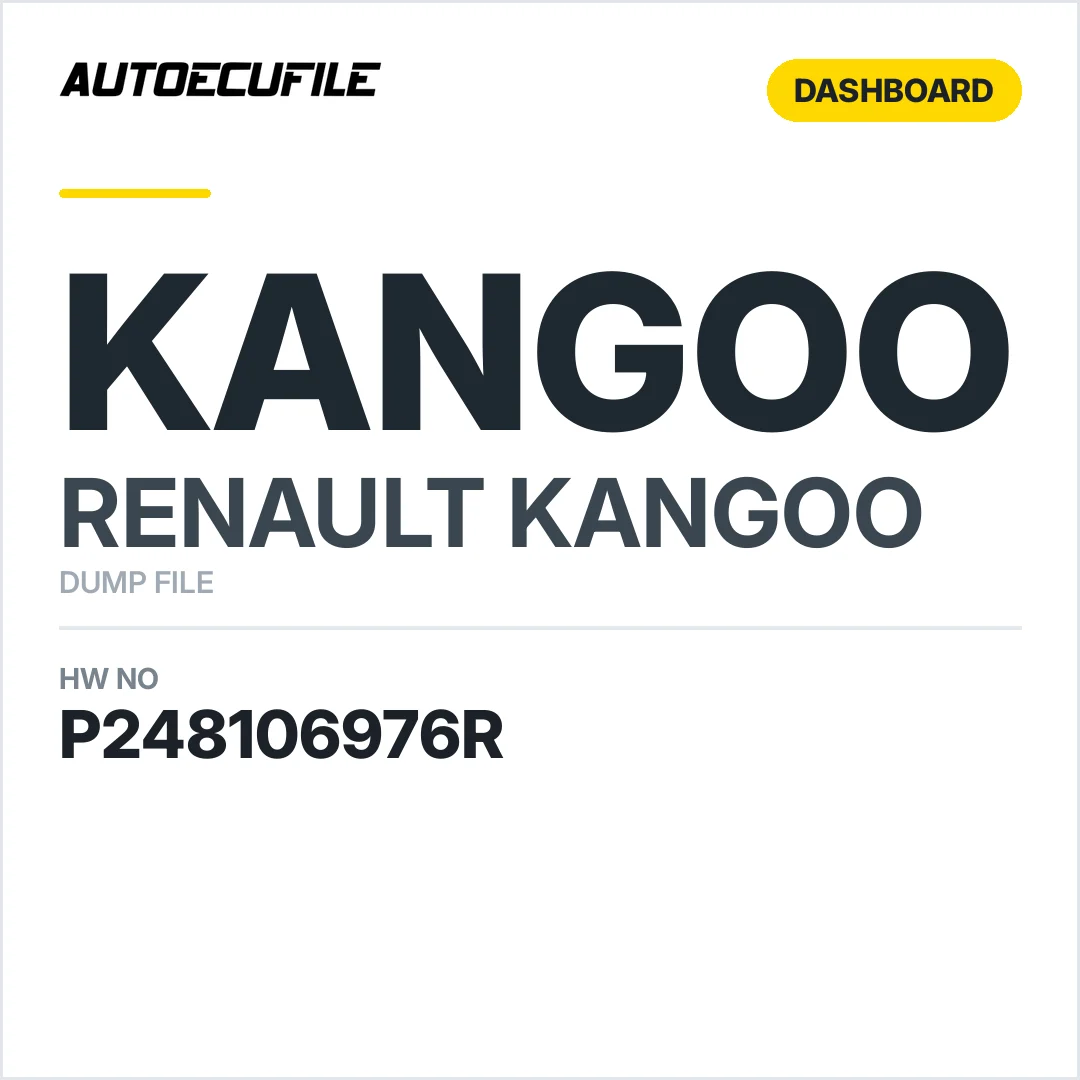 RENAULT KANGOO DASHBOARD X61 PH2 P248106976R DUMP