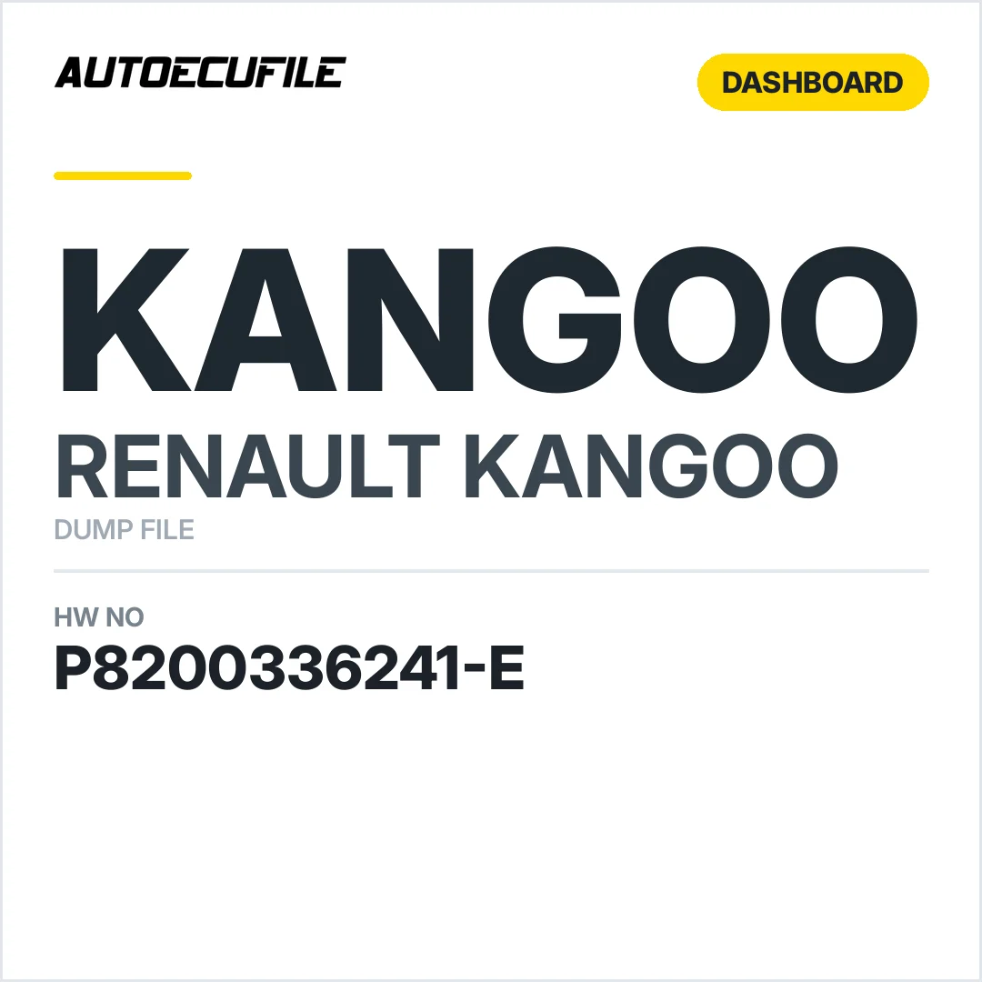 RENAULT KANGOO DASHBORD P8200336241-E DUMP
