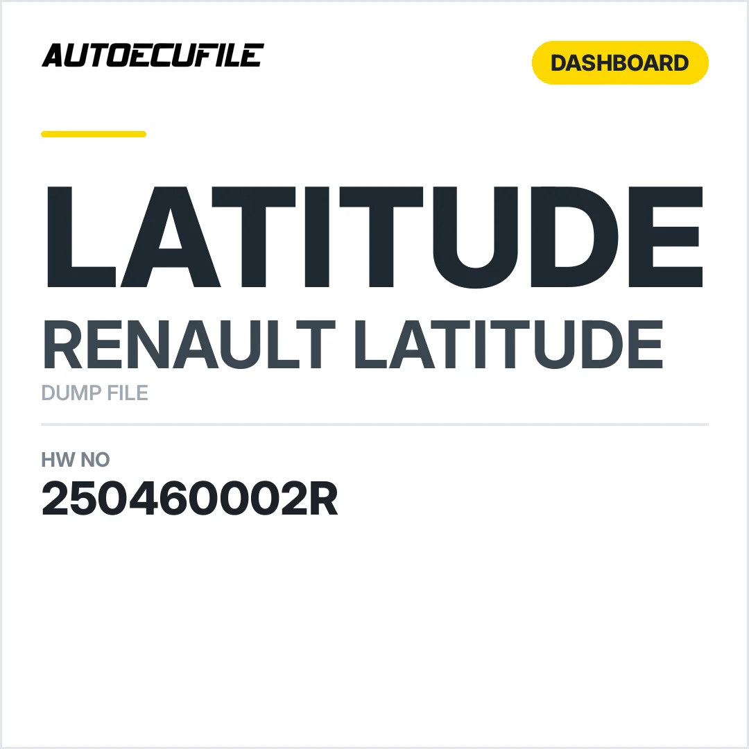 RENAULT LATITUDE DASHBOARD 250460002R 285J22505R DUMP