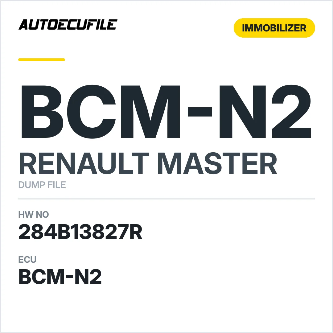 RENAULT MASTER UCH 284B13827R DUMP