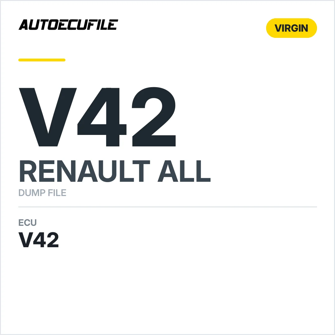 RENAULT VALEO V42 VIRGIN DUMP