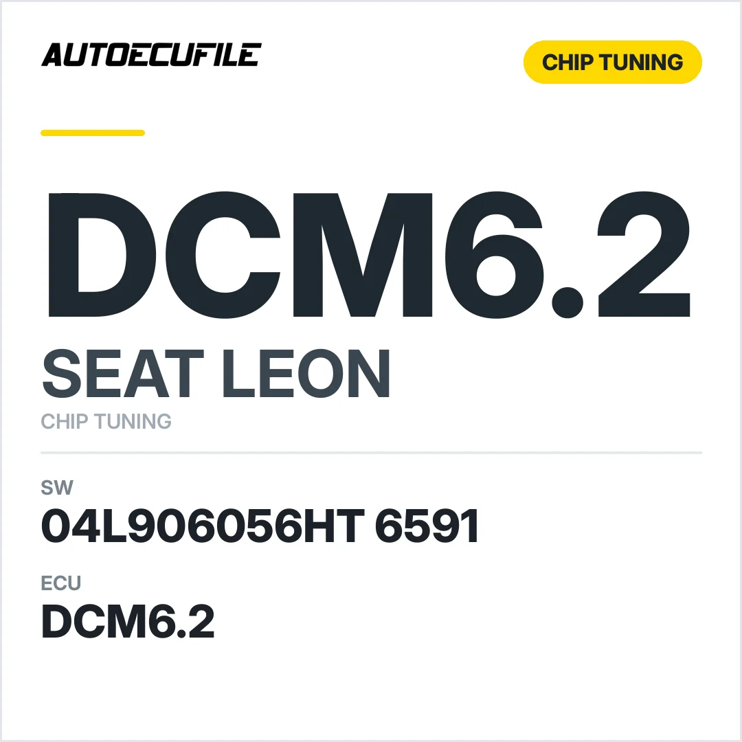 SEAT LEON DCM6.2 04L906056HT 6591 STAGE1 TUNED