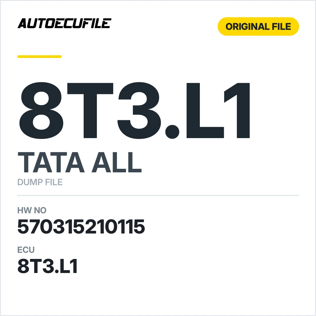 TATA 8T3.L1 570315210115 DUMP