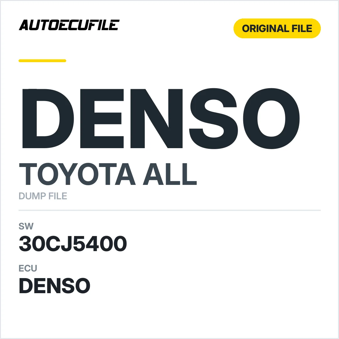 TOYOTA ALL DENSO 30CJ5400 DUMP