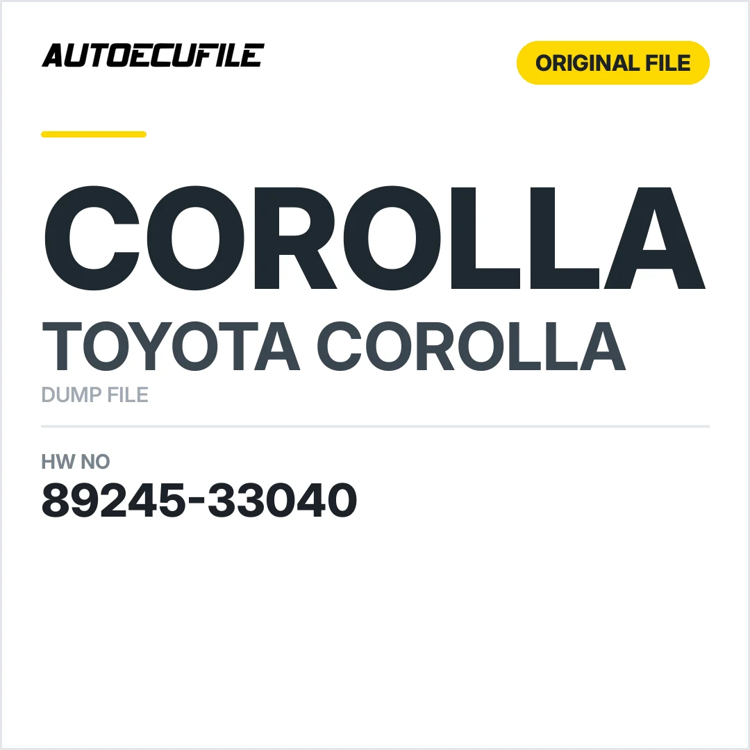 TOYOTA COROLLA STEERING SENSOR 89245-33040 DUMP