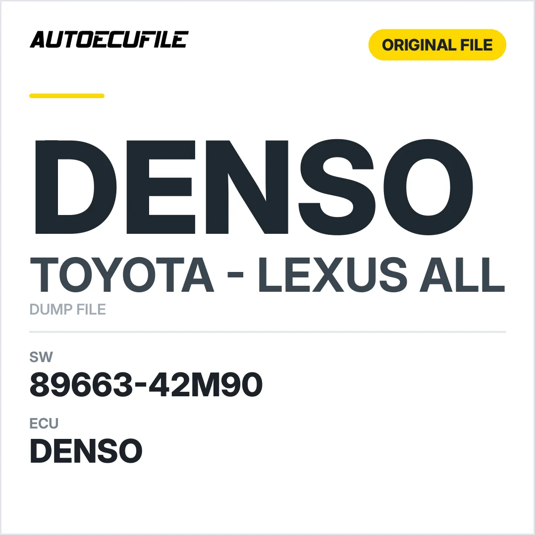 TOYOTA LEXUS DENSO 89663-42M90 DUMP